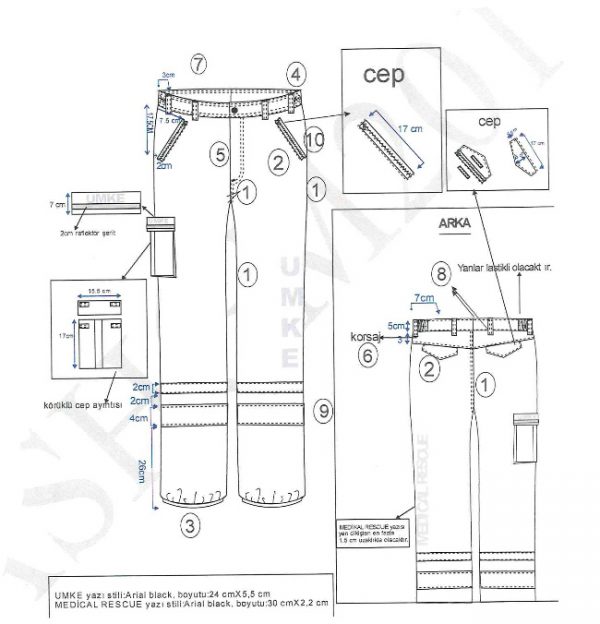 UMKE Yazlık Pantolon